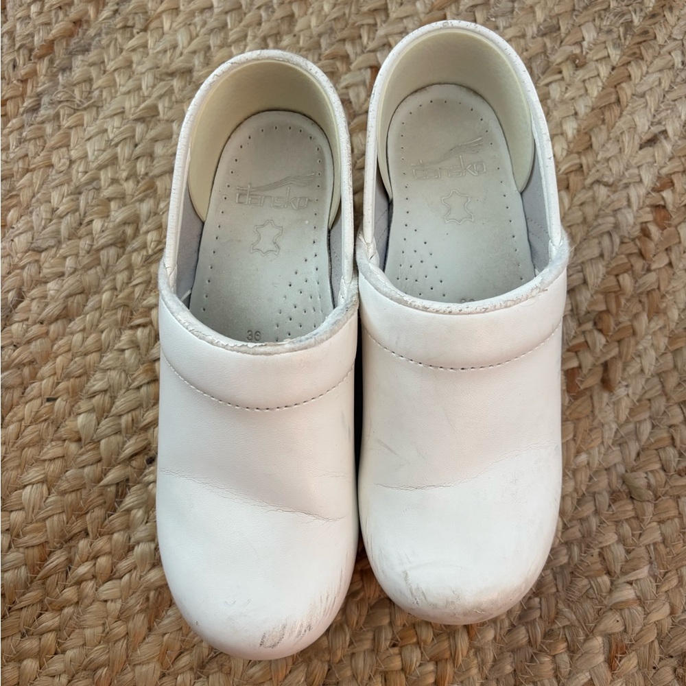 White Dansko Nursing Shoes - Picture 2 of 3